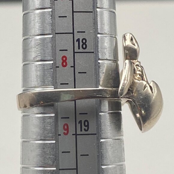 Sterling Silver Turtle Ring Size 8.5 Hatching Egg 4g Nature Rebirth Boho Unisex - Picture 4 of 10